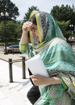 A ativista paquistanesa Malala Yousafzai - Joshua Roberts/AFP
