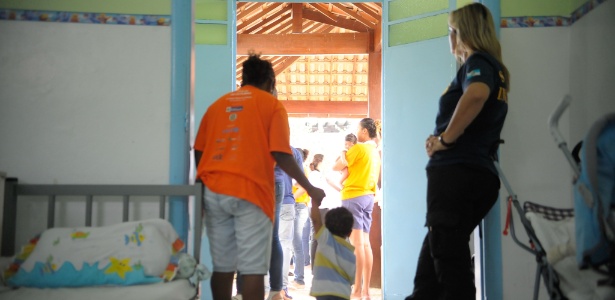 Unidade Materno Infantil, do Complexo Penitenciário de Bangu, que recebe mulheres privadas da liberdade acompanhadas de seus bebês, desde o nascimento até 1 ano - Tânia Rêgo/Agência Brasil