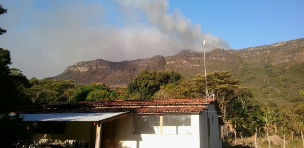 Incêndio na Chapada da Diamantina (BA) já dura 45 dias e se aproxima de casas - Acervo pessoal/Marcelo Issa