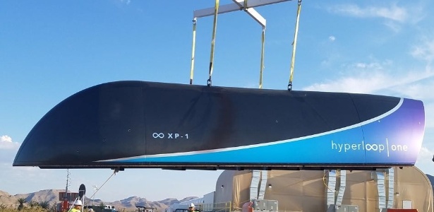 Teste levou Hyperloop a 308 km/h - Divulgação