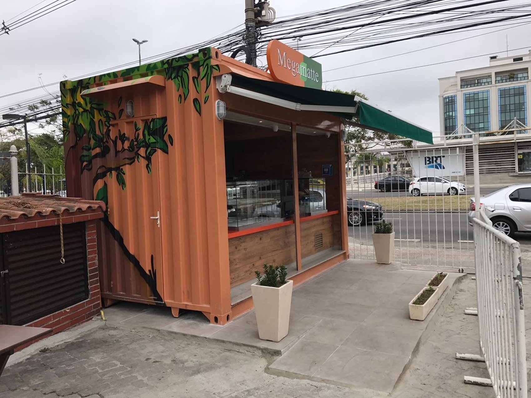 Franquia contêiner Megamatte - Divulgação