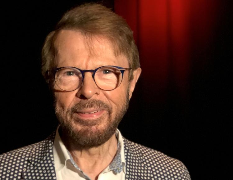 Músico Bjorn Ulvaeus, do grupo sueco ABBA, posa para foto em Estocolmo