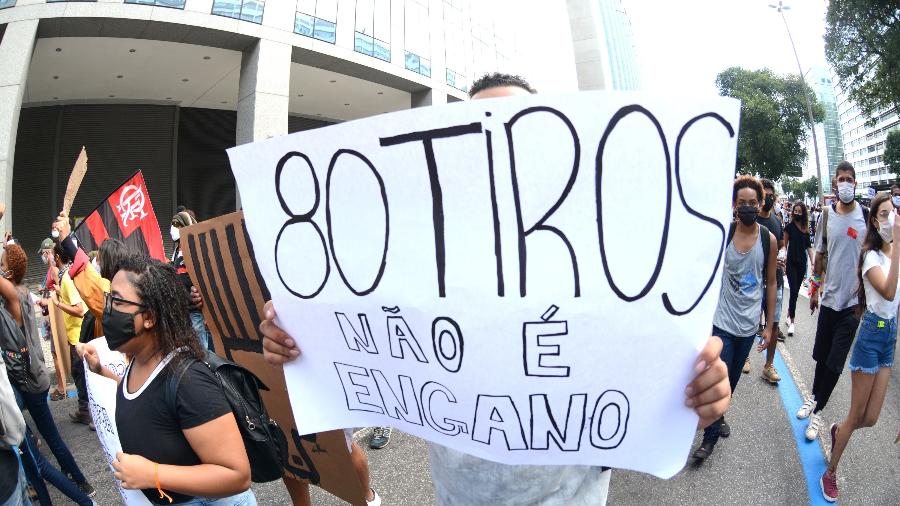 Protesto contra violência policial letal em operações nas favelas - Jorge Hely/Estadão Conteúdo 