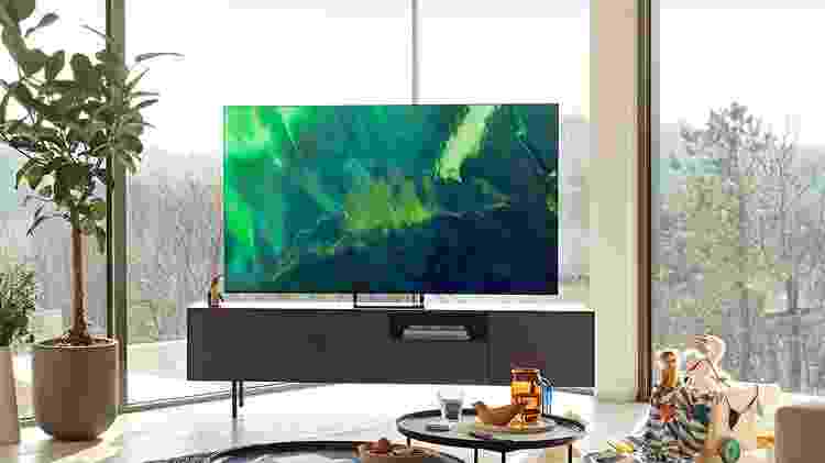 TV Samsung QLED Q70A - Divulgação - Divulgação