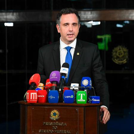 Pacheco afirmou que a ação do governo no STF abre uma "crise de confiança" entre Legislativo e Executivo - Marcos Oliveira/Agência Senado