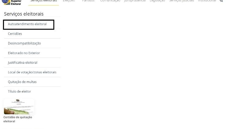 Como consultar a situação eleitoral - Passo a passo 4