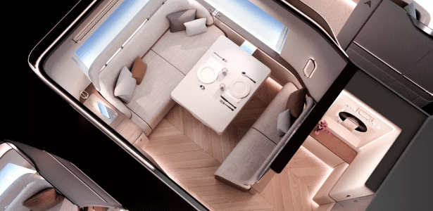 Com bar e lavabo: Airbus revela como serão novas suítes master de 1ª classe