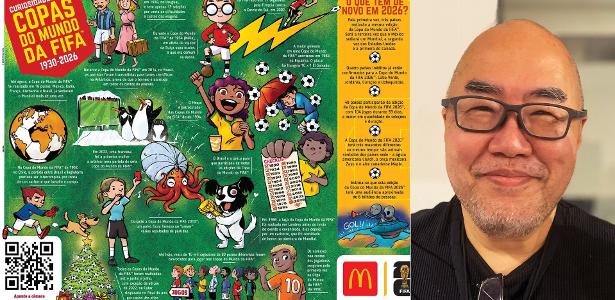 Ele passou 23 anos criando as toalhinhas do McDonald's; agora está de volta