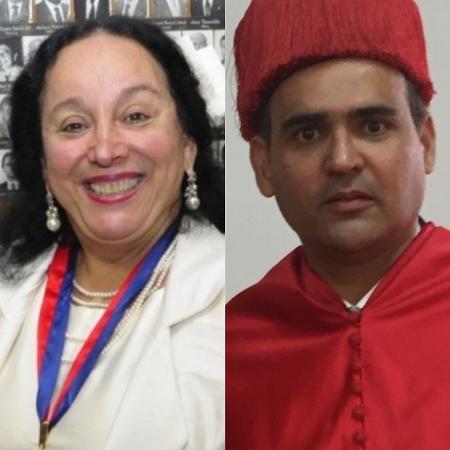 A desembargadora Maria do Socorro Barreto Santiago e o juiz Sérgio Humberto Sampaio, do TJBA, que terão as condutas julgada pelo STF