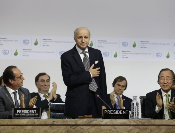 O ex-presidente da COP21, o francês Laurent Fabius, em foto de 2015 - Philippe Wojazer/Efe