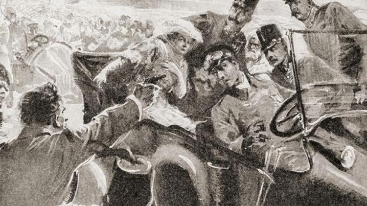 The murder of Archduke Franz Ferdinand, heir to the Austro-Hungarian throne, sparked the First World War - GETTY IMAGES - GETTY IMAGES