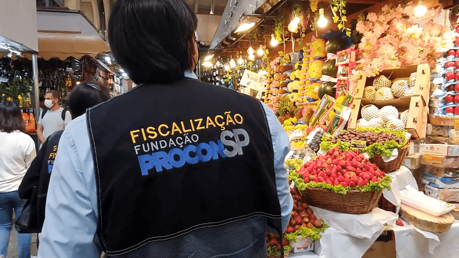 Procon-SP faz fiscalização no Mercado Municipal de São Paulo - Divulgação/Procon-SP
