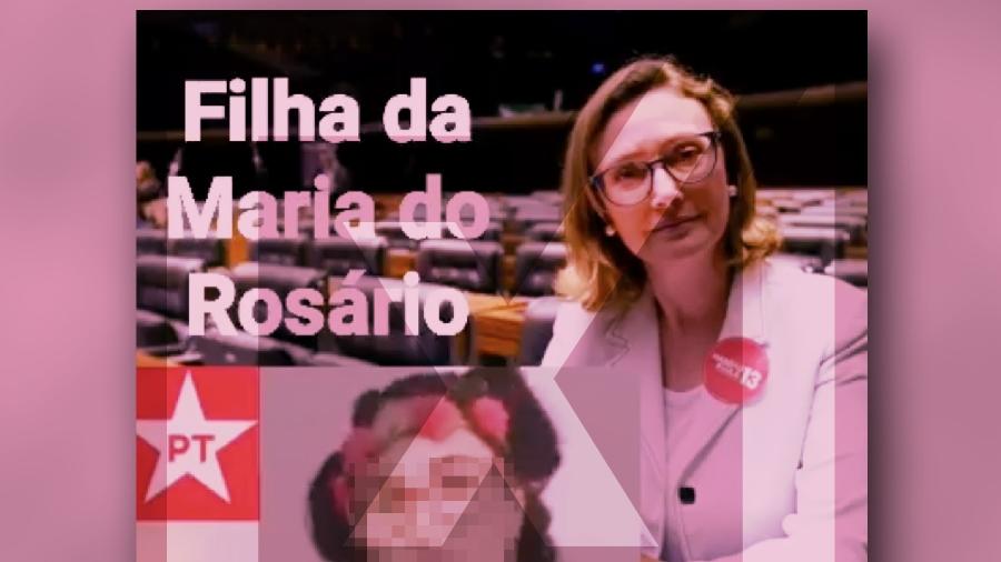 10.mai.2022 - Jovem que faz sátira sobre "maconhaço" não é filha da deputada Maria do Rosário - Projeto Comprova