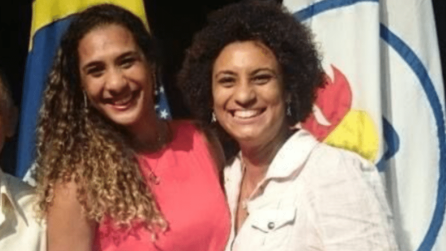 Marielle e Anielle Franco; assassinato da vereadora do Rio completa hoje cinco anos - Reprodução/Twitter