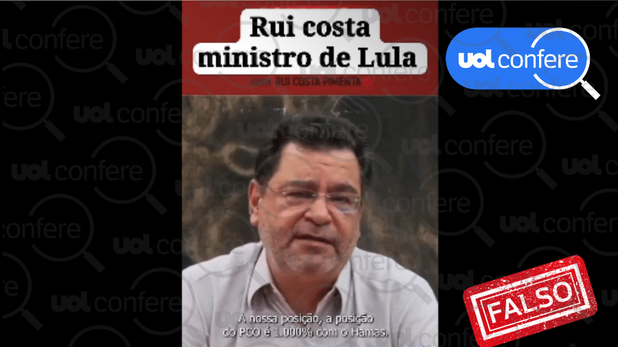 17.out.2023 - Quem aparece no vídeo é Rui Costa Pimenta, presidente do PCO