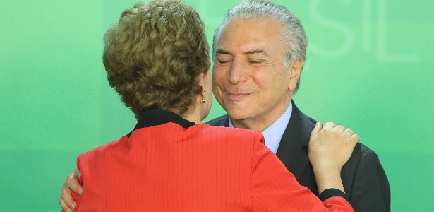 A presidente Dilma Rousseff e o vice, Michel Temer, participaram de evento em março - Alan Marques/Folhapress - 2.mar.2016