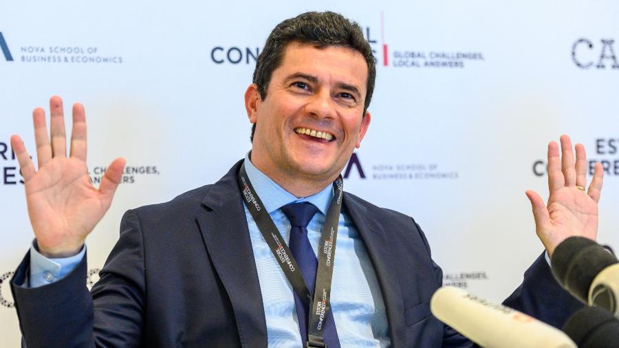 O ministro Sergio Moro em maio de 2019 - Horacio Villalobos#Corbis/Corbis via Getty Images