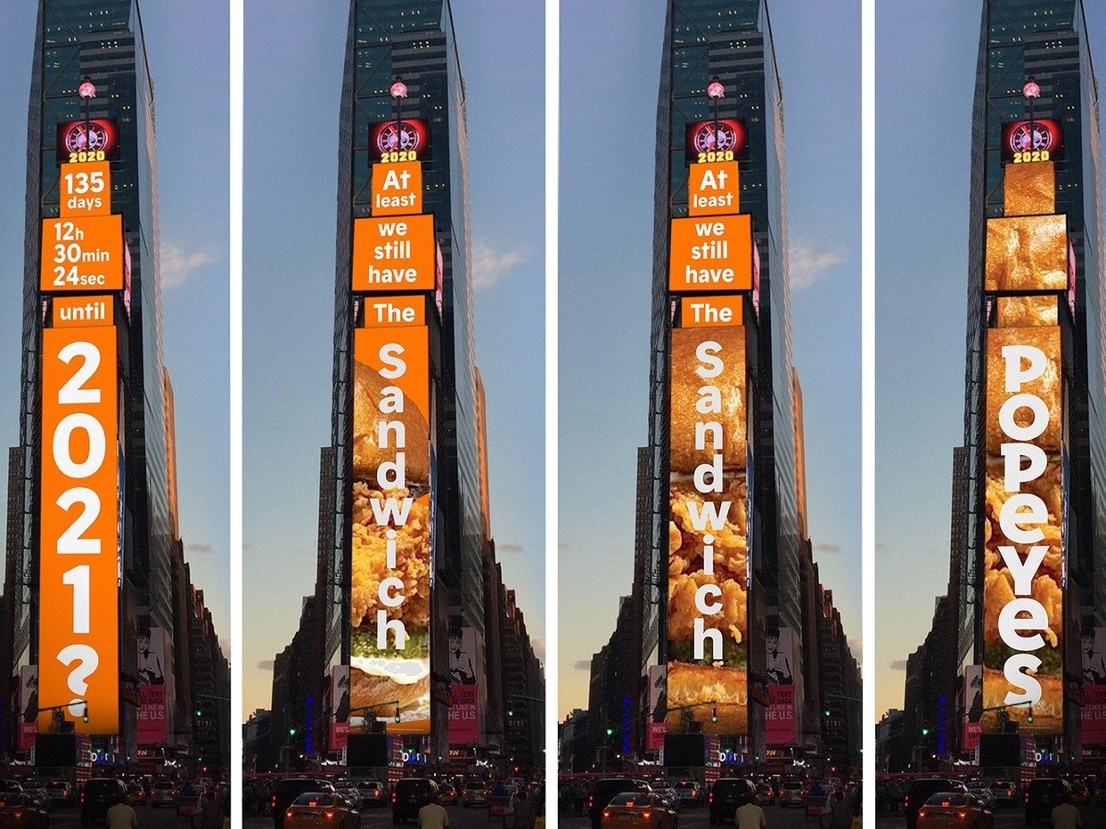 "Ainda temos o sanduíche"