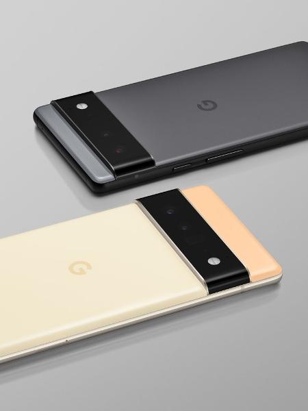 Google Pixel 3 impediu homem de ligar para o 911 e socorrer a avó; na foto, as novas versões do celular, Google Pixel 6 e Pixel 6 Pro - Divulgação/Google
