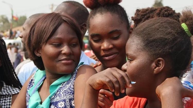 Ana de Sousa (left) hopes there will be more job opportunities in the future - BBC - BBC