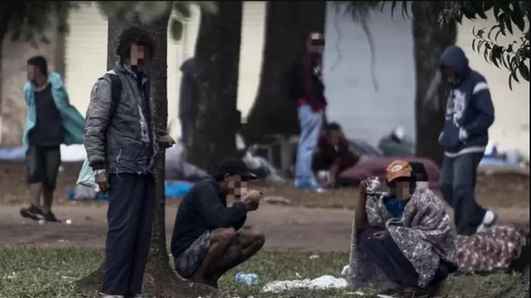 Região da cracolândia, em São Paulo