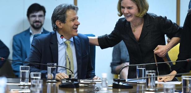 Após atritos, Gleisi elogia pautas econômicas de Haddad: 'Muito positivas'