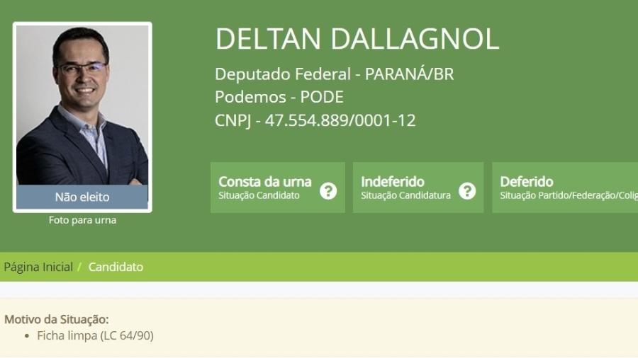 Deltan Dallagnol teve o mandato cassado após decisão unânime do TSE - Reprodução/TSE