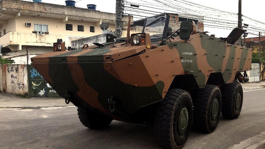 Blindado Guarani foi empregado pelo Exército Brasileiro em 2013 - Luis Kawaguti / UOL