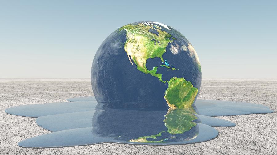 Aquecimento global, ilustração - Getty Images