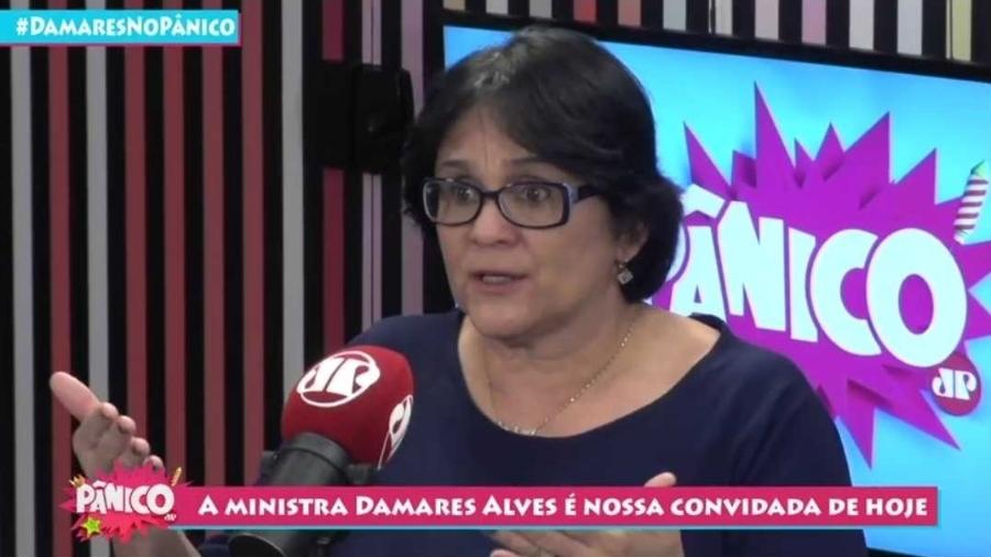 Damares Alves, ministra da Mulher, da Família e dos Direitos Humanos - Reprodução/Jovem Pan