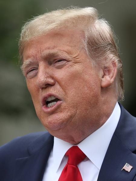 O presidente dos EUA, Donald Trump, afirmou que Drew Brees não deveria ter se desculpado - Win McNamee/Getty Images/AFP