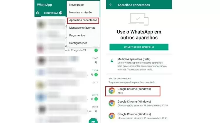 WhatsApp Web muestra que está activado - Reproducción - Reproducción