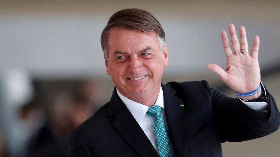 O presidente Jair Bolsonaro, no Palácio do Planalto, em Brasília  - Adriano Machado/Reuters