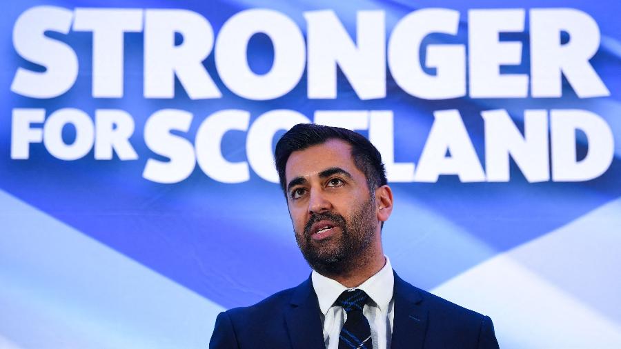 Humza Yousaf, o próximo primeiro-ministro da Escócia - Andy Buchanan/AFP