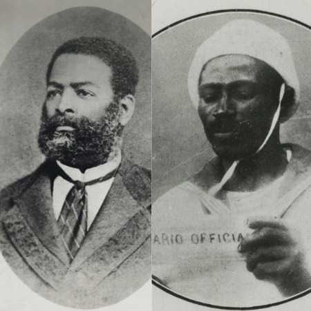 Fotografias de Luiz Gama e João Cândido. - Biblioteca Nacional