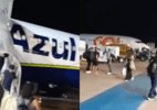 Aviões colidem no Aeroporto de Teresina e voos são cancelados; vídeo - Reprodução/Redes sociais