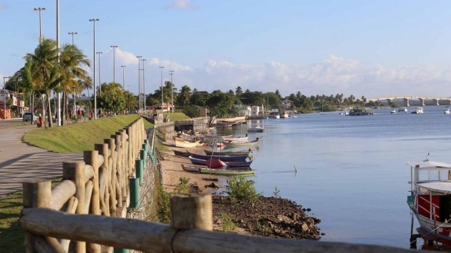 Orla pôr do sol, em Aracaju, mas que pode virar área de São Cristóvão - Lícia Menezes/Prefeitura de Aracaju