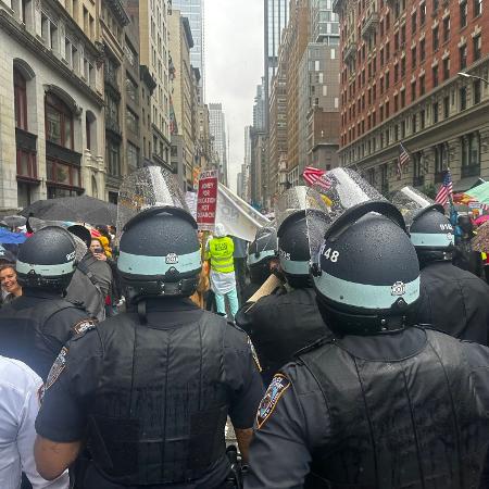 Protestos em Nova York Protestos em Nova York