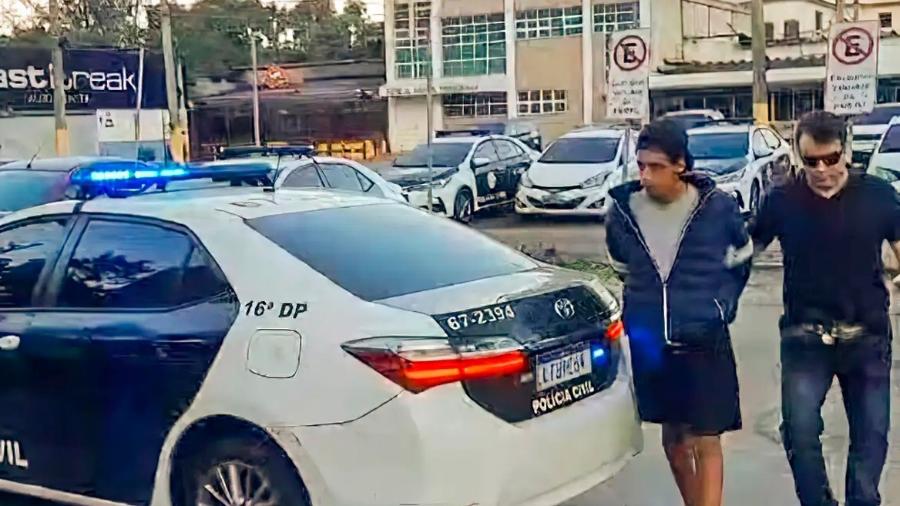O traficante Emerson Edgleises da Conceição Silveira foi preso ontem - Divulgação/Polícia Civil-RJ via Agência Brasil