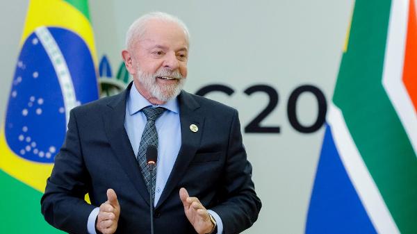 Presidente Lula discursa durante cúpula do G20, realizada na África do Sul