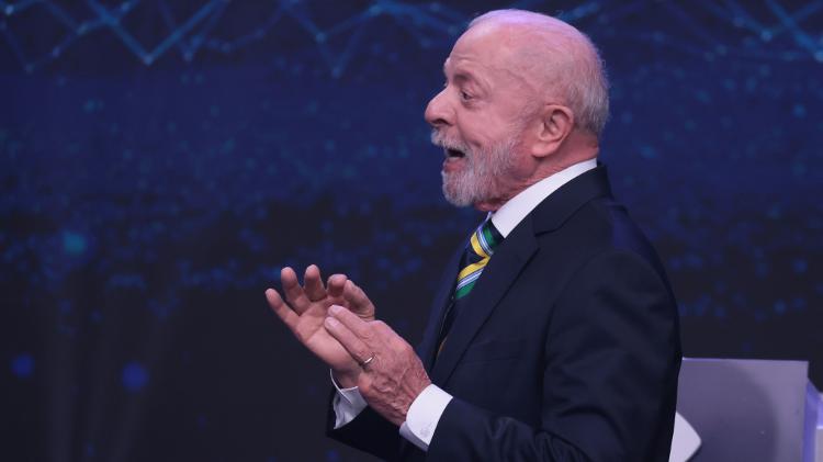 Lula (PT) no debate da Band