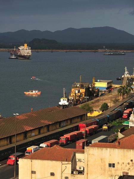 Porto de Santos em imagen de 2011 - Getty Images