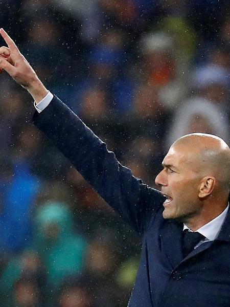 Técnico do Real Madrid, Zinedine Zidane - JUAN MEDINA
