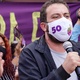 25 out. 2020 - Guilherme Boulos (Psol), conversa com apoiadores na Praça Roosevelt, onde ocorreria um encontro de mulheres, na região central da capital paulista - CRIS FAGA/ESTADÃO CONTEÚDO
