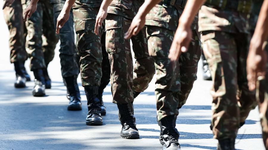 Militares do Exército em Brasília: espaço das Forças Armadas deve diminuir com Lula - Alan Santos/Presidência da República