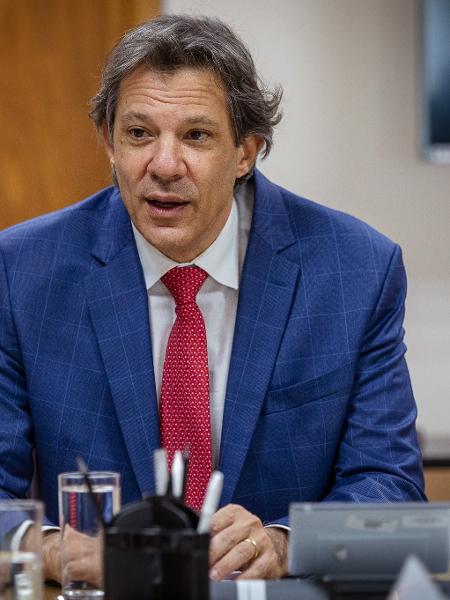 O ministro da Fazenda, Fernando Haddad