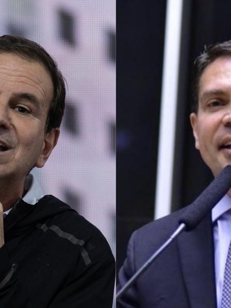 Eduardo Paes e Alexandre Ramagem, candidatos à Prefeitura do Rio