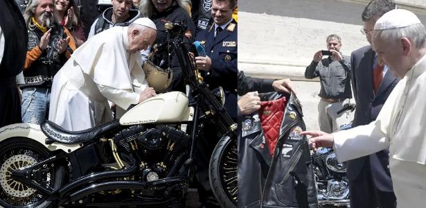 Harley-Davidson e jaqueta do papa Francisco arrecadaram quase R$ 2 mi