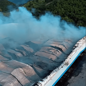 Incêndio atinge galpão na Grande Vitória