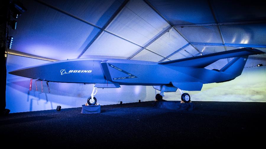 O Airpower Teaming System, caça autônomo desenvolvido pela Boeing em parceria com a Austrália - Boeing/Divulgação